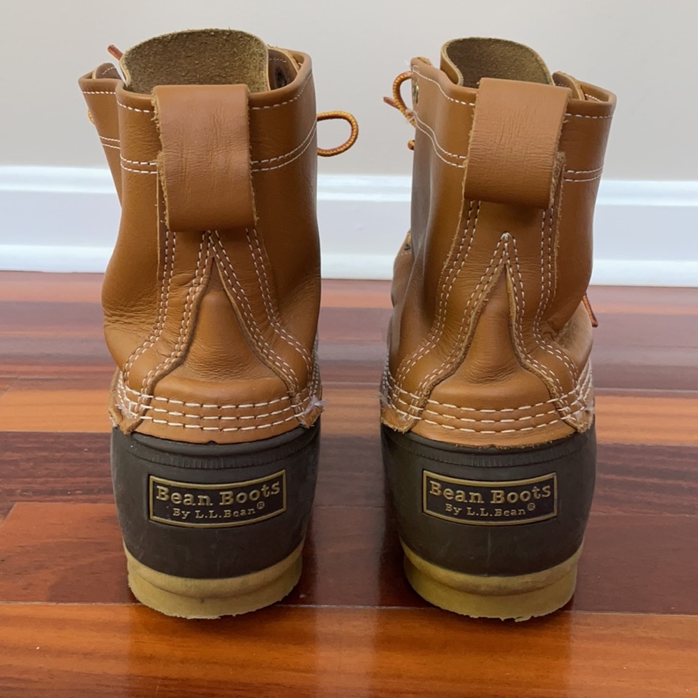 L.L. Bean Brown Two-Tone Duck Boots - Picture 3 of 7